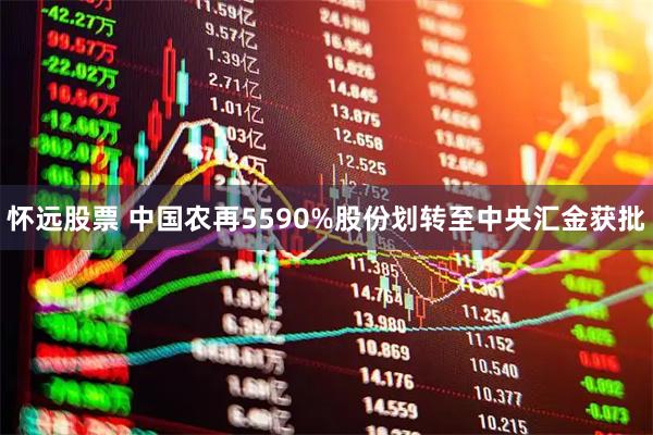 怀远股票 中国农再5590%股份划转至中央汇金获批