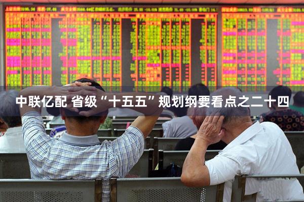 中联亿配 省级“十五五”规划纲要看点之二十四